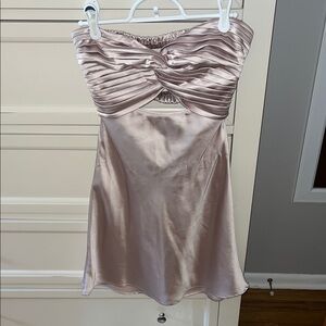 Princess Polly Strapless Blush Dress